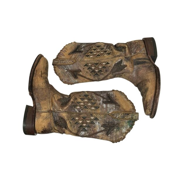 Ariat Women's Arroyo Brushed Metallic Square Toe Boots Women's Sz 6.5 B 10031431 - Picture 10 of 15